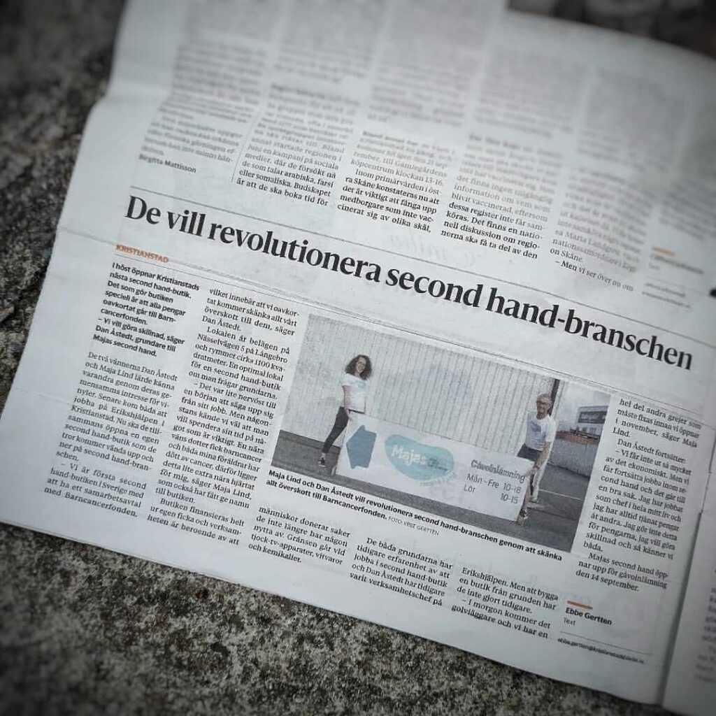 Majas Stöd Mot Barncancer Second Hand